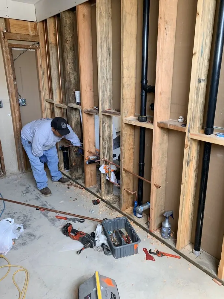 Commercial rough-in plumbing for Water Heater Replacement in Bryn Athyn